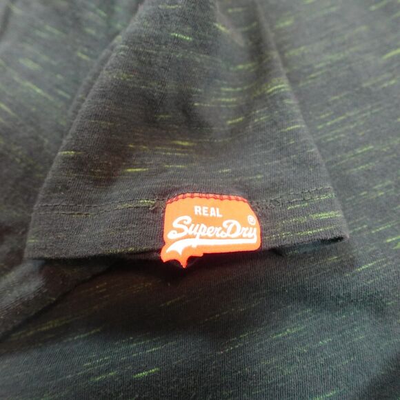 Superdry The Orange Label Tee Co. Men Small Logo T-Shirt Purple Green (Set of 2) - Picture 5 of 12